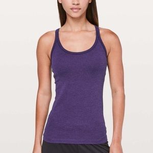 SOLD Lululemon Ebb To Street Tank Dark Purple